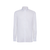 White classic plain shirt "Voyageur", button-down collar