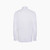 White classic plain shirt "Voyageur", button-down collar