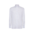 White classic plain shirt "Voyageur", button-down collar