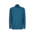 Smoke blue classic shirt, "Floral" pattern