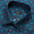 Deep malachite classic shirt, "Floral" pattern
