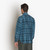 Dark green classic checked shirt