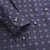 Chemise classique violette, motif "Floral