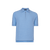 Pale blue onyx zipped polo, "Basket"  Pale blue onyx zipped polo, "Basket"