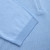 Pale blue onyx zipped polo, "Basket" 