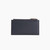 Navy blue grained calfskin credit card holder with zipper Navy blue grained calfskin credit card holder with zipper