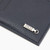 Navy blue grained calfskin credit card holder with zipper