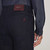 Navy blue jeans, slim fit, "Italien Denim", "Lion" embroidery 
