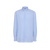 Striped soft blue classic shirt, button-down collar