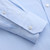 Striped soft blue classic shirt, button-down collar