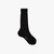 Black mid-calf socks in cotton