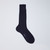 Dark navy mid-calf socks in cotton