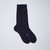 Dark navy mid-calf socks in cotton