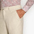 Beige bermuda shorts, slim fit, "ZILLI" lettering