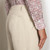 Beige bermuda shorts, slim fit, "ZILLI" lettering