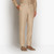 Camel trousers, slim fit, "ZILLI" lettering