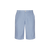 Blue sky bermuda shorts, slim fit, "ZILLI" lettering
