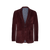 Deep cherry jacket, triple stitching