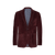 Deep cherry jacket, triple stitching