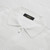 Natural white zipped polo, "Tone Wave" 
