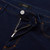 Oxford blue jeans, slim fit, "Big Lion" embroidery
