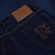 Oxford blue jeans, slim fit, "Big Lion" embroidery