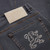 Light grey jeans, slim fit, "Big Lion" embroidery
