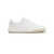 White sneakers with stitching, beige and white sole White sneakers with stitching, beige and white sole