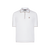 White zipped polo, "ZILLI Club Lion" embroidery White zipped polo, "ZILLI Club Lion" embroidery