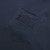 T-shirt bleu marine, col rond, poche avant, broderie "Maison ZILLI EST 1965"