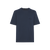 Blue navy t-shirt, round neck, front pocket, "Maison ZILLI EST 1965" embroidery