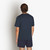 Blue navy t-shirt, round neck, front pocket, "Maison ZILLI EST 1965" embroidery