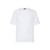 White t-shirt, round neck, front pocket, "Maison ZILLI EST 1965" embroidery