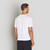 White t-shirt, round neck, front pocket, "Maison ZILLI EST 1965" embroidery