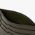 Olive green calfskin CC7 credit card holder