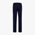 Jean bleu, coupe slim, "Italian Denim", patch en veau marine