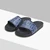 Navy blue beach sandals in rubber
