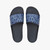 Navy blue beach sandals in rubber