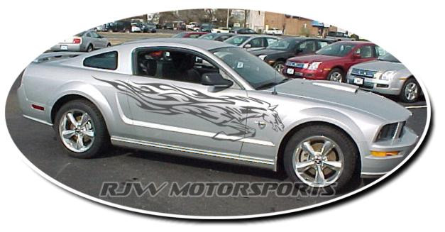 mustang stencil designs