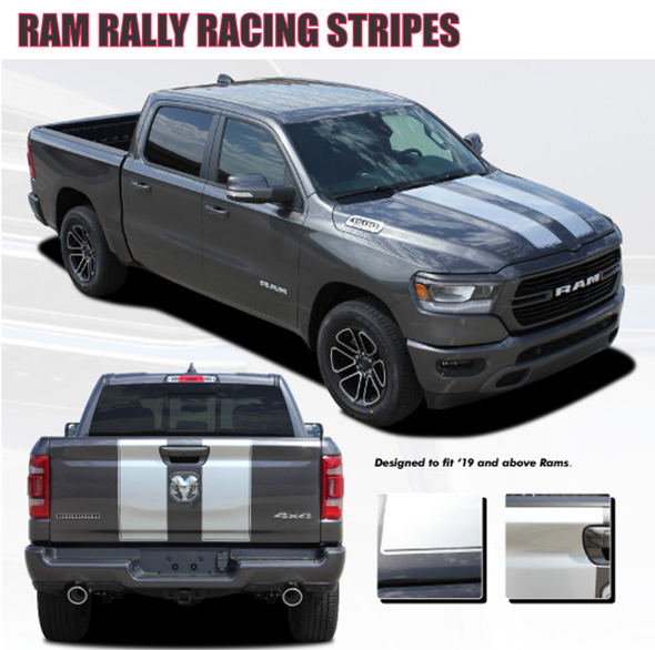 Rally Stripes for 2019-Up Ram