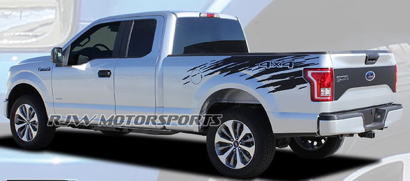 Ripped Bed Decals for F150 '15-Up