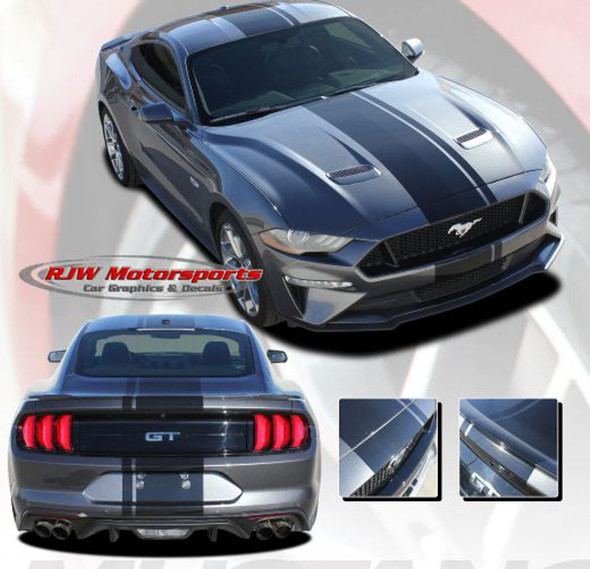 EuroXL Stripes for 2018-2023 Mustang