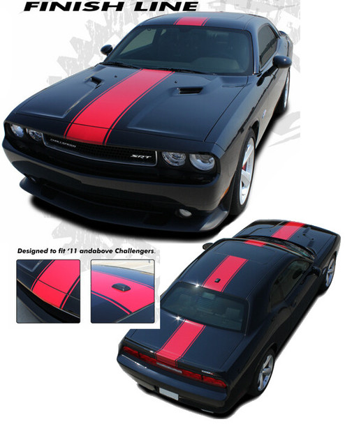 Finishline Stripes for Dodge Challenger - '08-'23