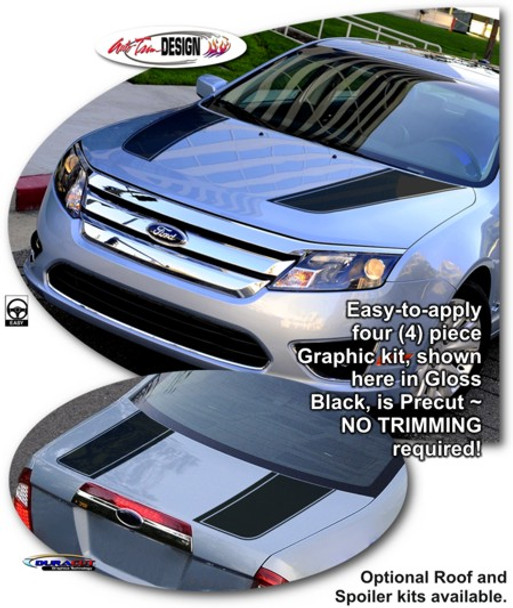 Racing Stripes 2 for 2010-2012 Ford Fusion