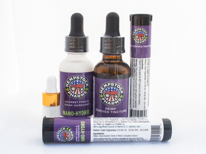 Hemp Derived ∆8 Tinctures & Nano Hydro