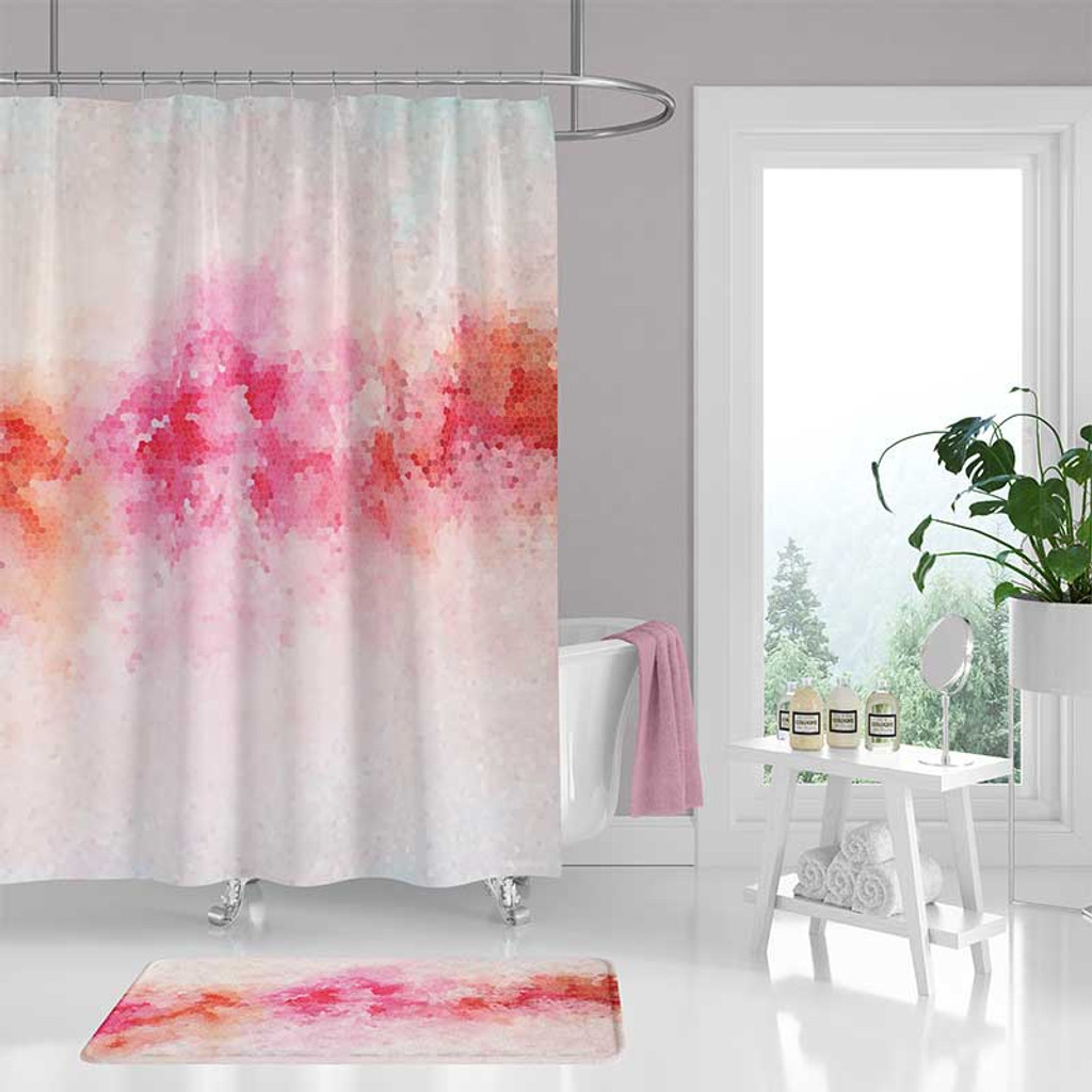 flower shower curtain