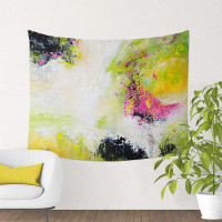 abstract art tapestry wall hanging by Julia Bars