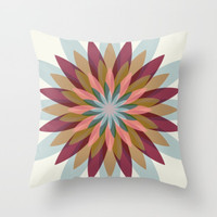 Floral Pillow Covers, Throw Pillows with Unique Patterns, Blue Pink Gray