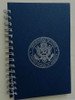2026 New Spiral Navy Notebook / DOS Logo Silver foil-stamped