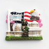 3D Washington DC USA America Fridge Magnet